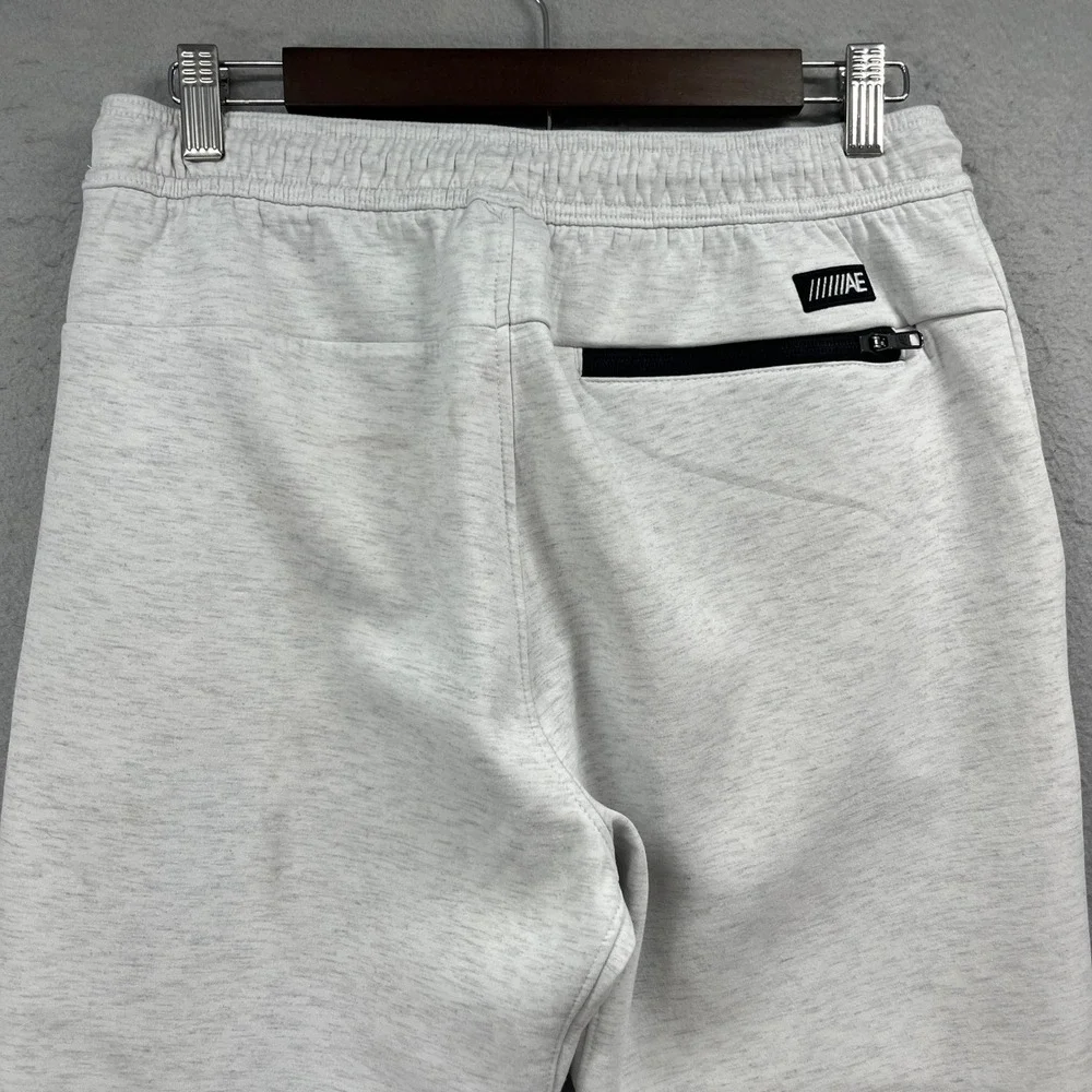American Eagle Jogger Pants Mens Medium Gray Heathered 24/7 Active Athleisure